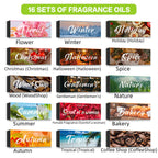 Set de Aceites Esenciales de Frutas para Difusor de Aromaterapia (10ml)